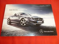 MERCEDES R172 SLK-Klasse SLK 200 SLK 250 SLK 350 SLK 55 AMG Prospekt von 2013