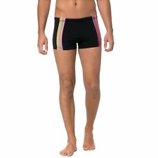 HOM Badehipster Swim Shorts - Fun HOM Beach Jonas Gr M EU 5 schwarz Streifen neu