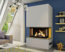 Kaminbausatz 🟡VHB Ofen Kamin Holzofen Panorama PU.EX.sc Vol 3ATh B 9KW Hajduk