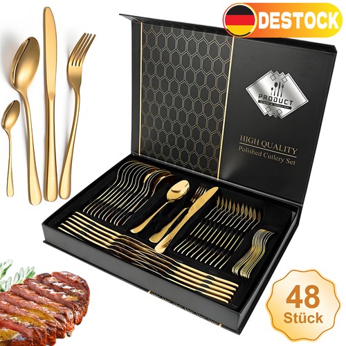 Edelstahl besteckset - edelstahl,