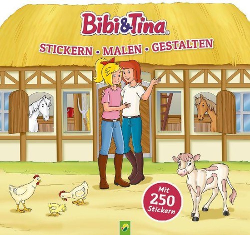 Bibi tina stickern malen - bibi, stickern,
