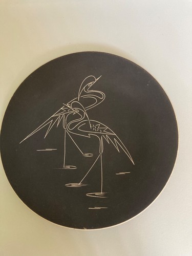 Wandteller schwarz