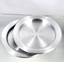 2x Künefe Teller Set für Kadayif Engelshaar Knafeh Pan Plate Aluminium Ø 25cm