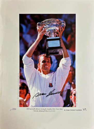 Ivan lendl signiertes foto - ivan,