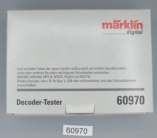 Märklin 60970 decoder tester - märklin, decoder-tester