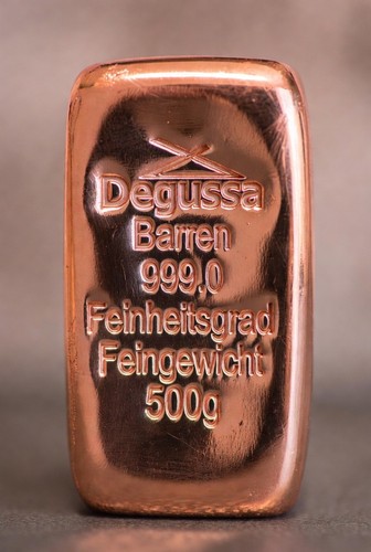 Degussa barren 999 kupfer - degussa,