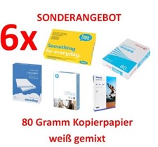 Kopierpapier 80g DIN-A4 3000 Blatt (ohne Umverpackung)weiß