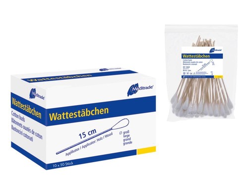 Wattestäbchen holzgriff - wattestäbchen,