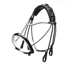 Horsecode Kandare Moonlight Diamond W VB weiß unterlegt rundgenäht Vollblut 