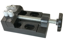 Uhrmacher Schraubstock 60mm mini Aluminium mit Kunststoffbacken