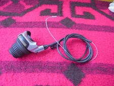 Drehgriffschalter Shimano Revo Shift 7Gang SL-RS41 Zugseil 175cm m. 3 Klammer  