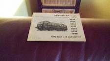 Märklin Bedienungsanleitung f. 3034 3035 3036 3037 3038 3039 3040 von Feber 1965