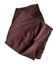 Baumwolljersey uni Braun 140 x 160 cm Rest Stoff
