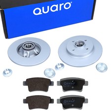 QUARO Bremsscheiben + Bremsbeläge KERAMIK Hinten für CITROEN C4 Picasso + Grand