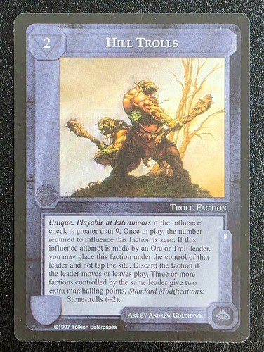 Hill trolls meccg middle earth - hill,