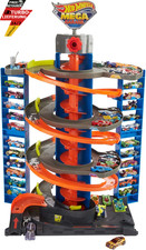 Hot Wheels GTT95-City Power-Parkgarage Mit Aufzug für 60+ Fahrzeuge Autorennbahn