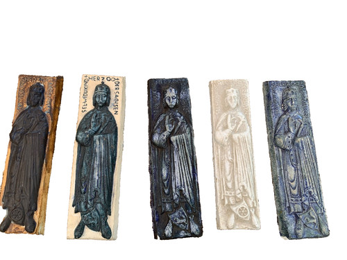 Keramik relief sel widukind - 5,
