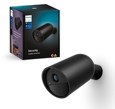 PHILIPS HUE Überwachungskamera Secure Cam kabellos Bewegungserkennung schwarz