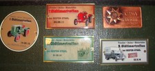 Plaketten von Oldtimer-Treffen