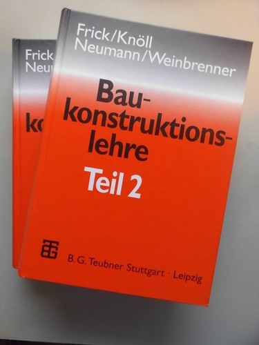 Bände baukonstruktionslehre - 2,