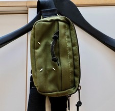 Maison Margiela Cross Body - Bum Bag, green canvas