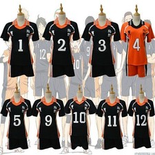 Uniform Haikyuu Cosplay Kostüm Karasuno Schuljunge Fußball Sportswear Trikots