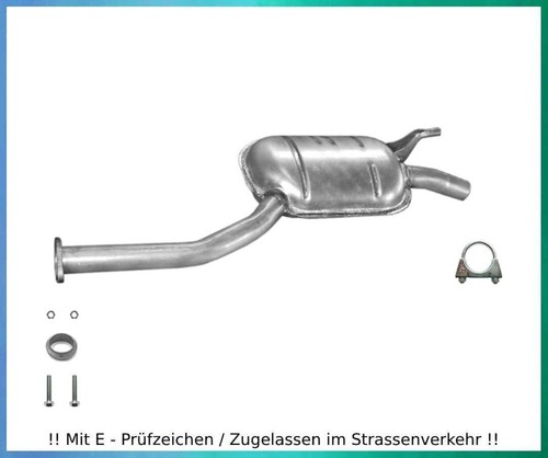 Mittelschalldämpfer für