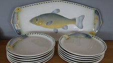 Villeroy & Boch Fischservice Nr. 1046 Jugendstil Fisch Service 14tlg.