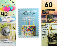A4 Geburtstagskarte große