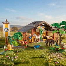 PLAYMOBIL 3120 REITERHOF + BOX