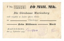 Notgeld, Sachsen, Marienberg