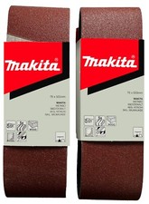 10 Makita Schleifband Schleifbänder 76x533 mm P40 K40 K120 P120 f. Bandschleifer