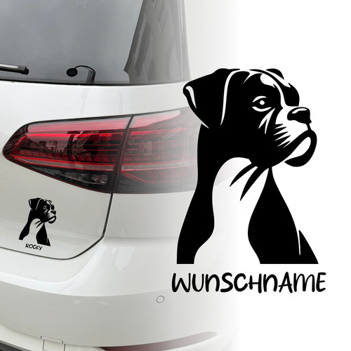 Auto aufkleber boxer - aufkleber, |