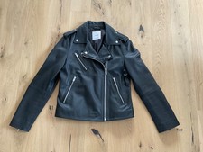 Lederjacke Mango schwarz Gr. L Biker
