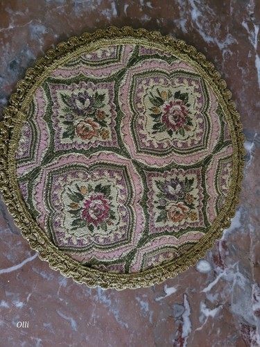 Vintage zierdecke brokat - zierdecke,