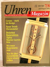 Uhren-Magazin 7/8 1992 u.a