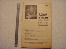 Lorenz Lindner 1939 Pflanzenkatalog Samenkatalog Preisliste Nursery Seed Catalog