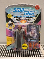 "STAR TREK 5 INCH TNG FIGUR KLINGON WARRIOR WORF (SPACE CAP) SERIE 2 OVP"
