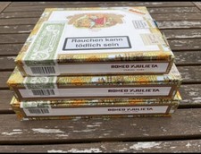 3 x Zigarrenkiste Romeo y Julieta Habanos leer