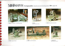 Mo Miniatur Fertigmodelle Prospekt 1:87 H0 Katalog Programm