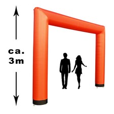 Start-/ Zielbogen Torbogen Werbetor Promo aufblasbar optional mit Klett-Banner