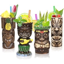 Tiki cocktail tassen set 4 - tassen,