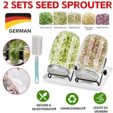 2er 1000ml Sprossenglas Set