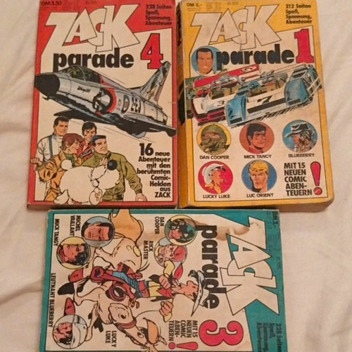 Zack parade comic lot - zack,