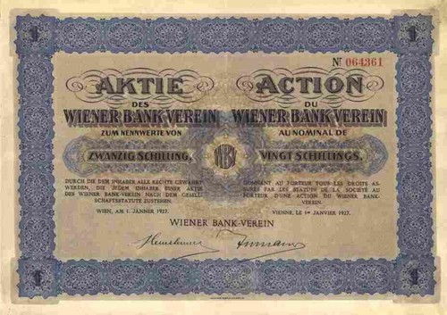 Wiener bankverein bank - wiener,