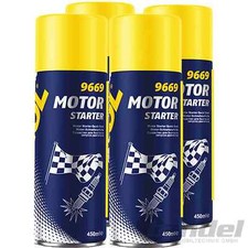 4x 450mL MANNOL MOTOR STARTER