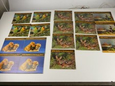 18 Kalender Arko Kaffee 60er 70er Jahre Tiermotive Werbung unbenutzt A-2044