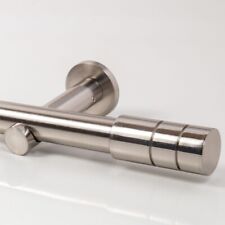 Edelstahl Look Gardinenstange