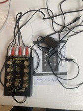 DJ PA Battle Mixer 2-Kanal Mini USB Bluetooth Mischpult Disco Mischer EQ schwarz