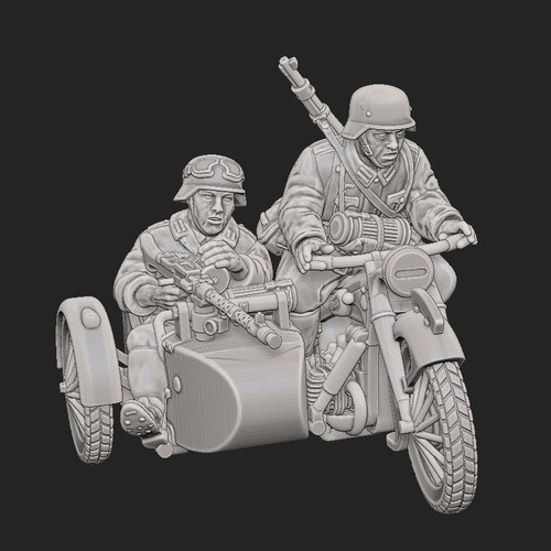 Wwii german kradschutzen - wwii, with